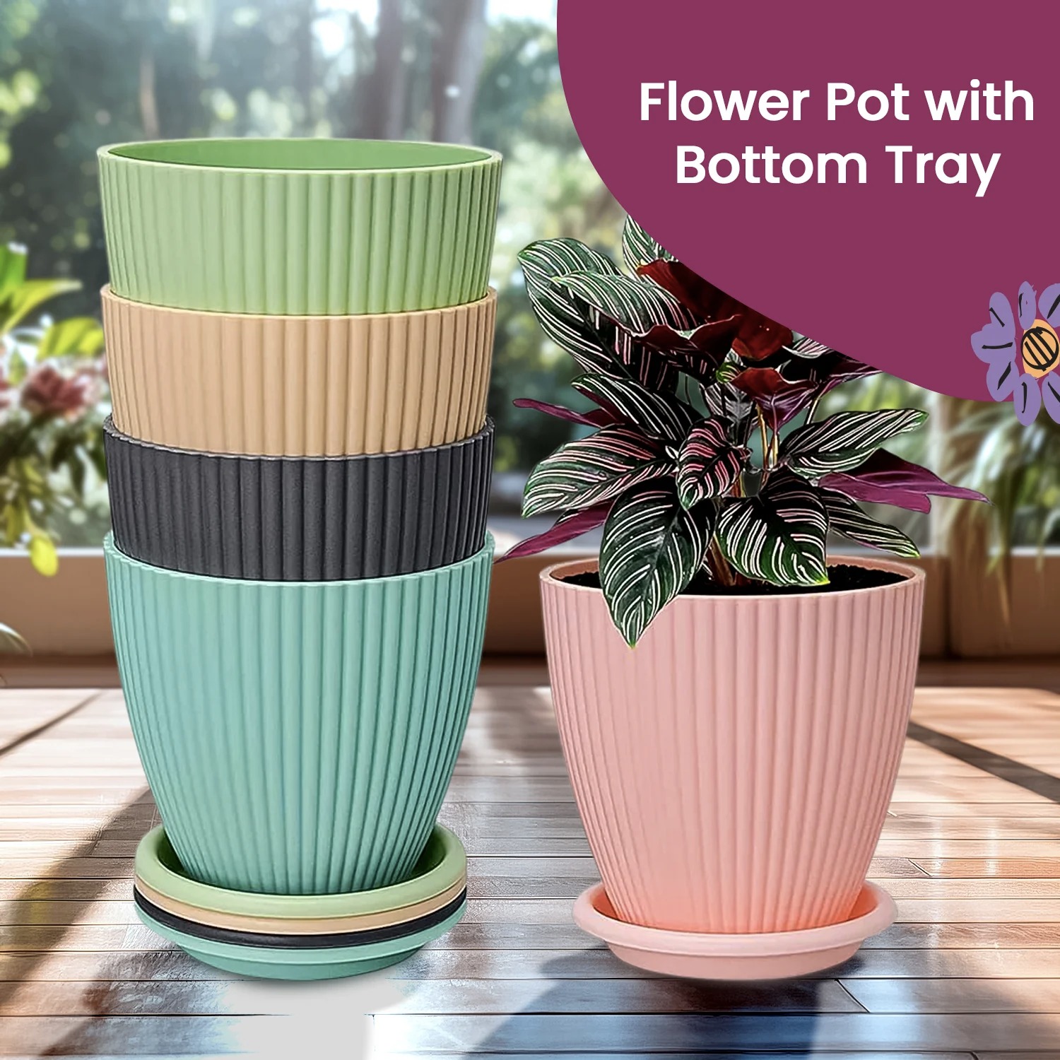 FLOWER POT (5 PCS) - Image 5