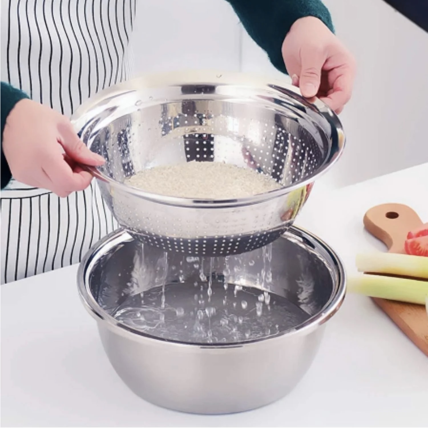 3 PCS SS GRATER BASKET - Image 3