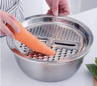 3 PCS SS GRATER BASKET