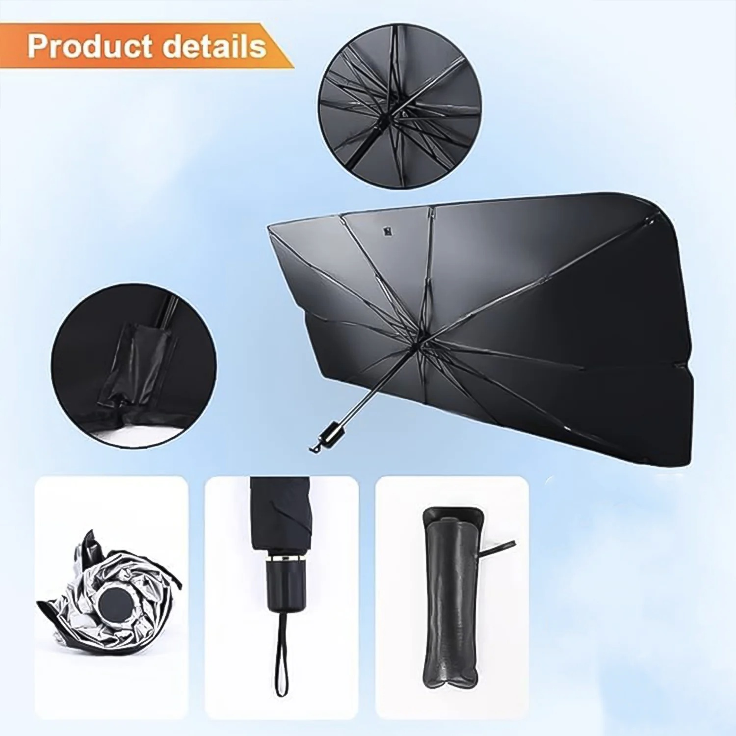 CAR WINDSHIELD UMBRELLA - Image 2