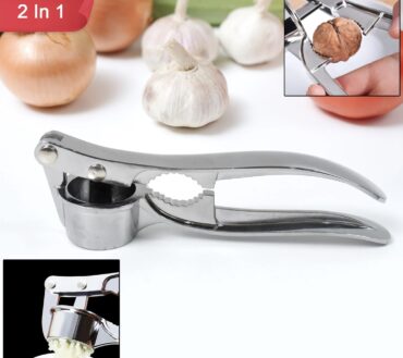 Garlic Press & Walnut Cracker Opener