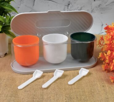 3 Grid Seasoning Spice / Masala Box