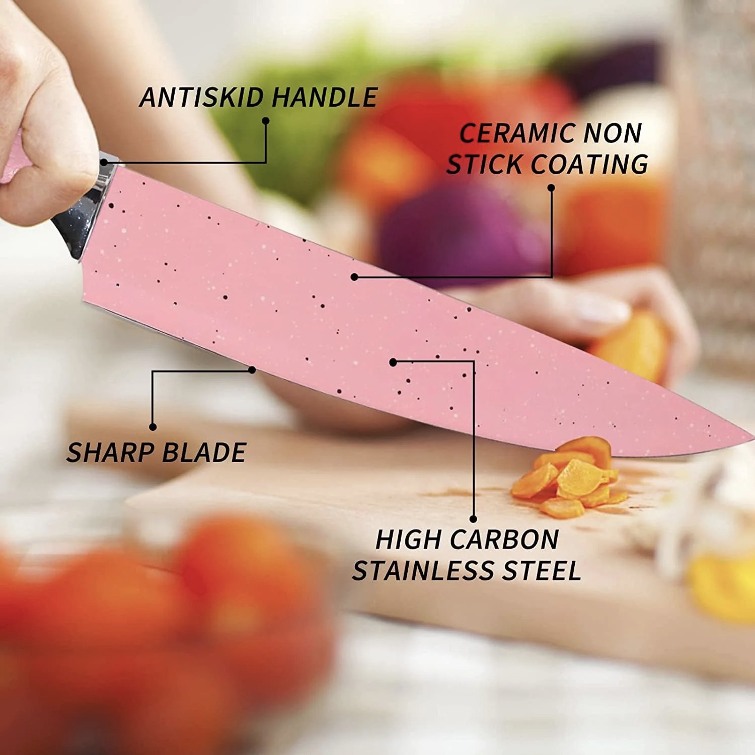 6 Pcs Chef Kitchen Knife Set - Image 3
