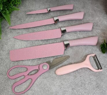 6 Pcs Chef Kitchen Knife Set