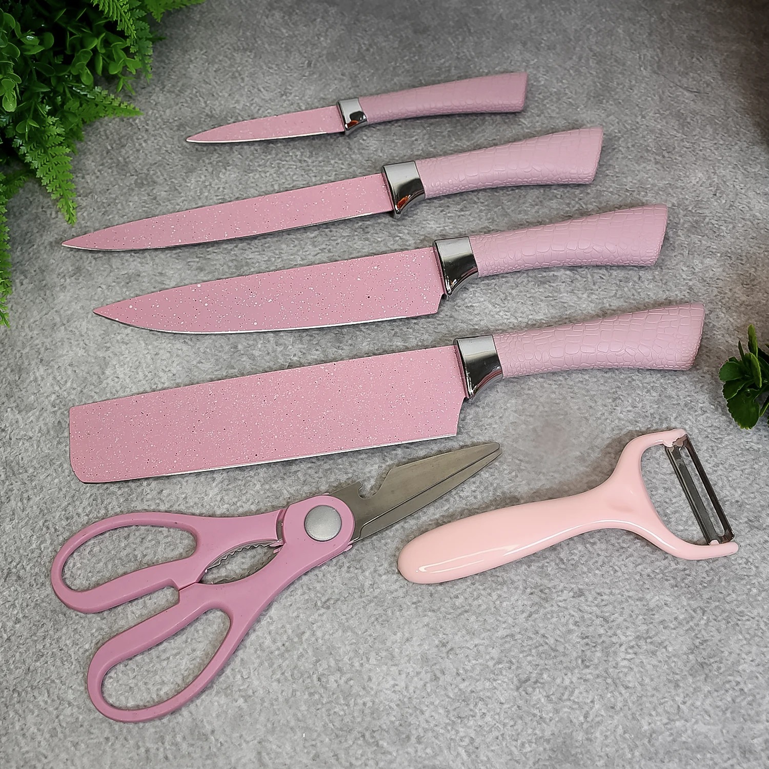 6 Pcs Chef Kitchen Knife Set