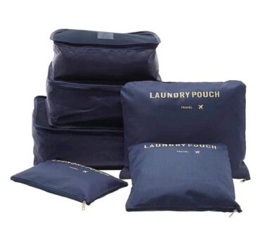 Cloth Organizer Pouch 6 Pcs Travel Laundry Bags