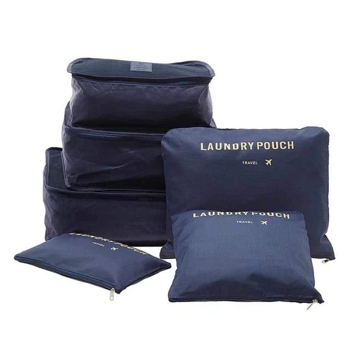 Cloth Organizer Pouch 6 Pcs Travel Laundry Bags