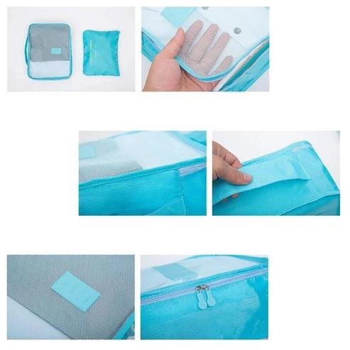 Cloth Organizer Pouch 6 Pcs Travel Laundry Bags - Image 5