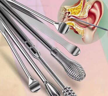 Ear Wax Cleaner Kit 6 in 1 Reusable Tools with Pouch
