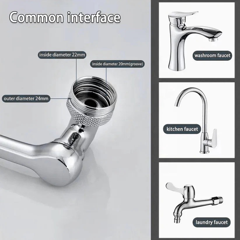 Flexible Faucet Splash Head Set - Image 3