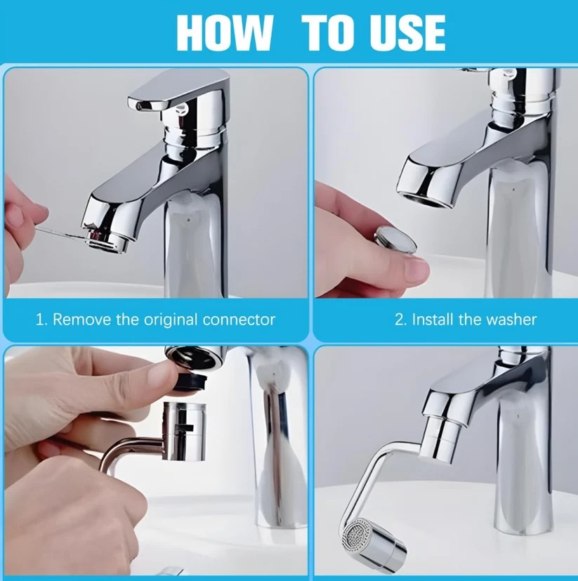 Rotating Faucet Sprayer - Image 4