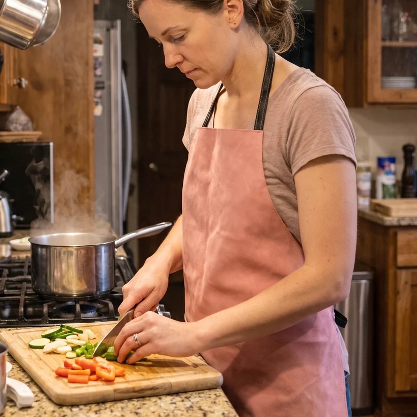 Durable Premium Kitchen Apron with Adjustable Neck Strap and Pocket - Image 6