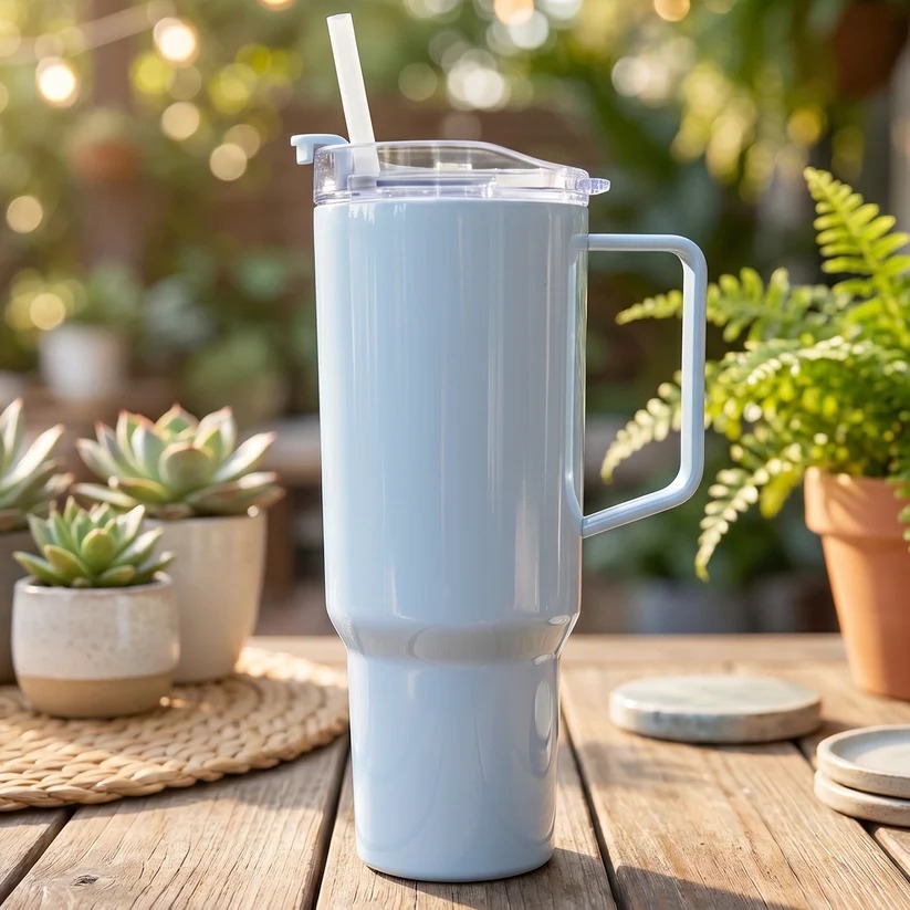 Travel Tumbler 1800 ML with Handle and Straw Lid for Journeys