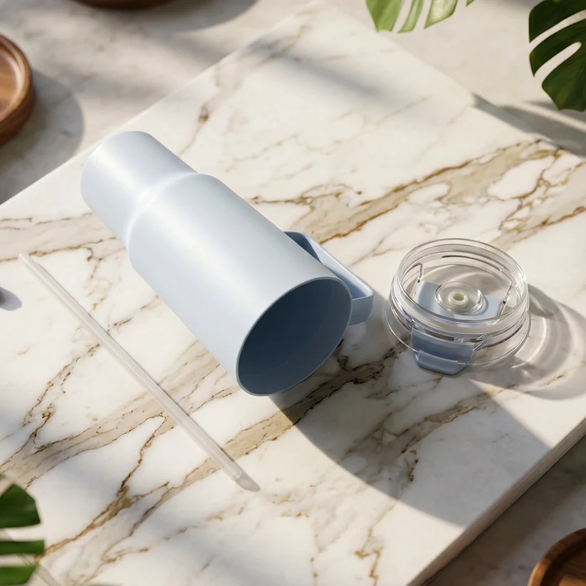 Travel Tumbler 1800 ML with Handle and Straw Lid for Journeys - Image 6