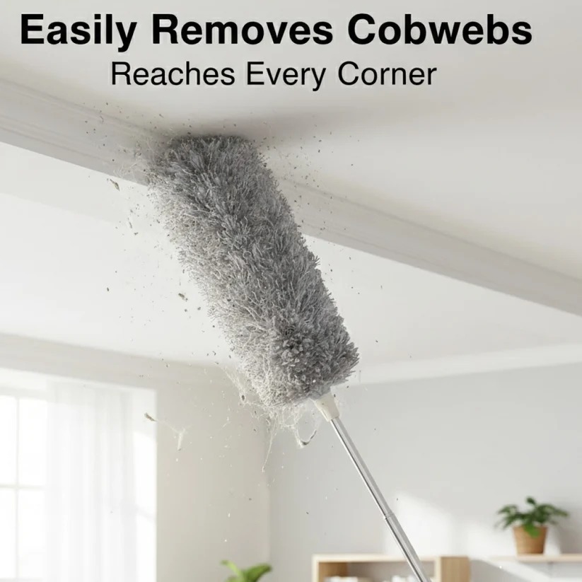 Microfiber Duster 100 Inch Extendable Handle