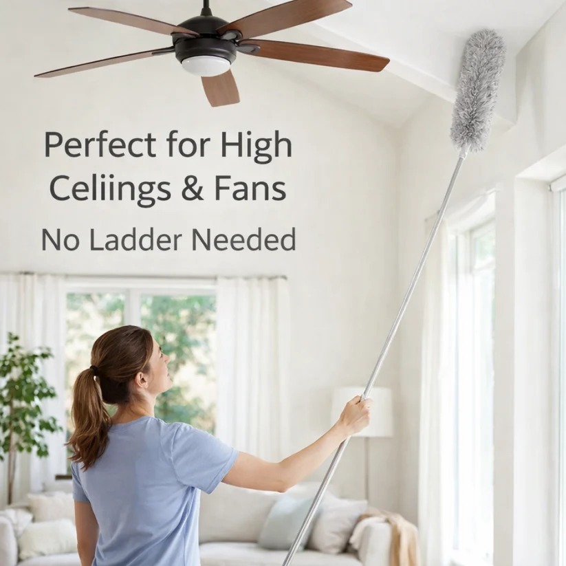 Microfiber Duster 100 Inch Extendable Handle - Image 5