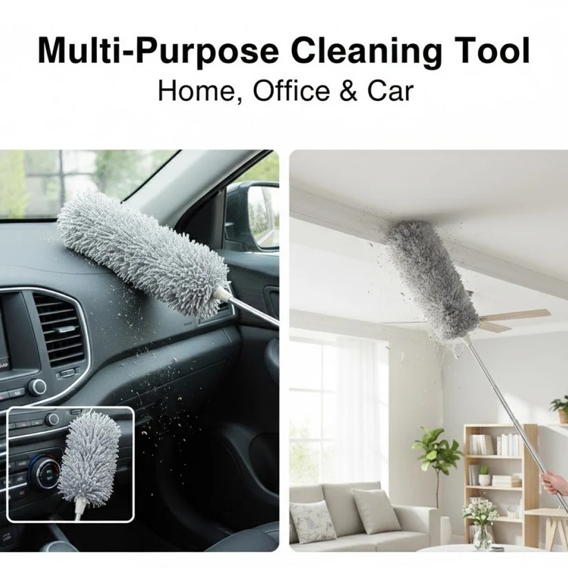 Microfiber Duster 100 Inch Extendable Handle - Image 7