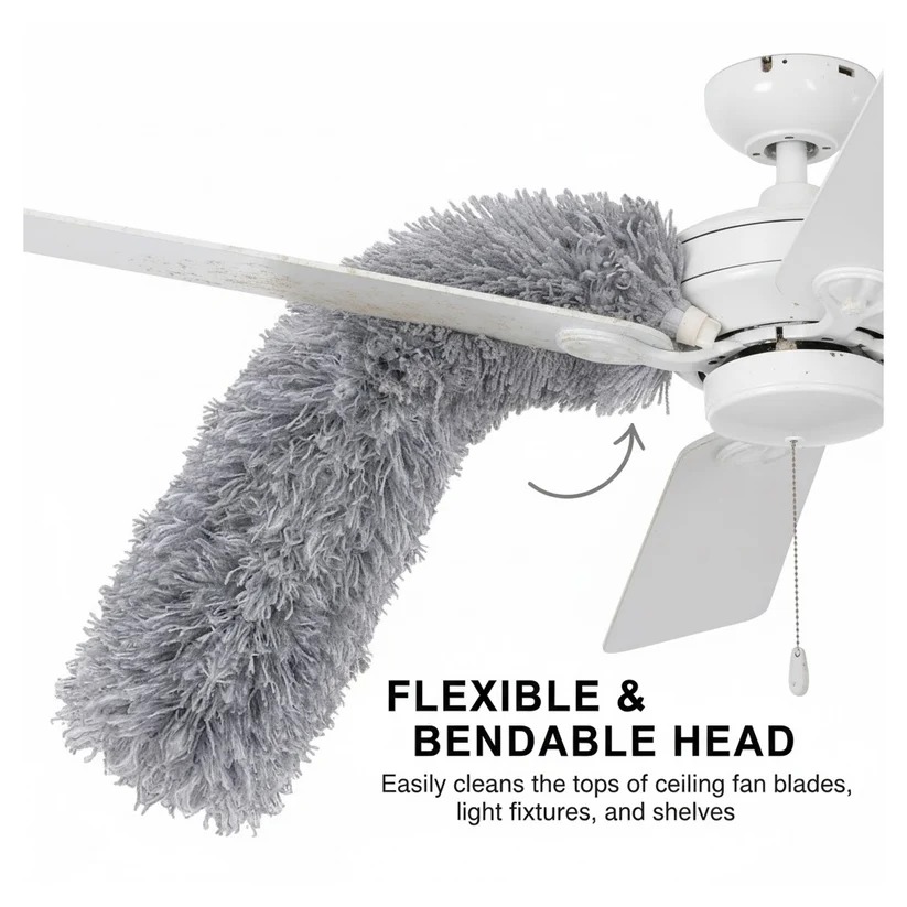 Microfiber Duster 100 Inch Extendable Handle - Image 8