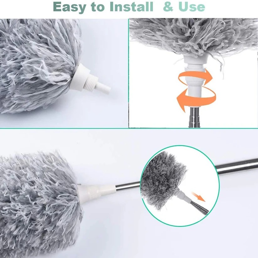 Microfiber Duster 100 Inch Extendable Handle - Image 11