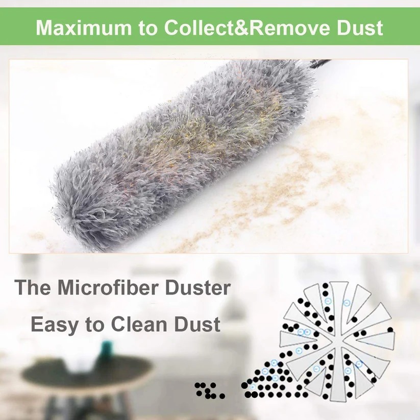 Microfiber Duster 100 Inch Extendable Handle - Image 12