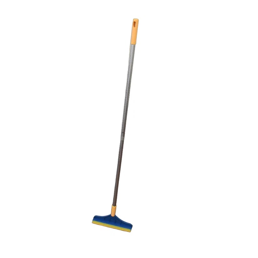 Floor Cleaning Brush Long Handle 2 in 1 Wiper & Scrubber - Image 4
