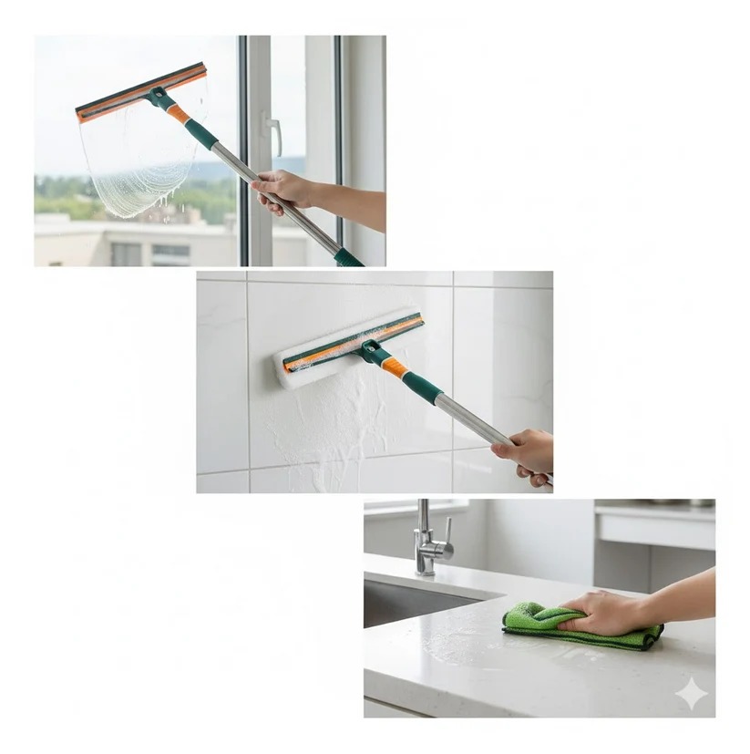 3 in 1 Glass Wiper Multi Surface Cleaner for Home - Image 4