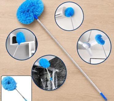 Extendable Microfiber Cleaning Duster 83.5 cm Soft Round Head
