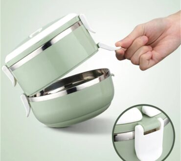 Insulated Stainless Steel Lunch Box 2 Layer Tiffin