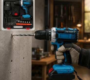 Cordless Drill Machine Portable Power & Versatile Use