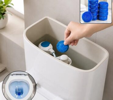 Blue Toilet Cleaner Tablets for Automatic Toilet Bowl Cleaning (10 Pc)